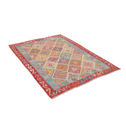 Hand Made Rug Kilim Afghanistan 130x172 Red Mul