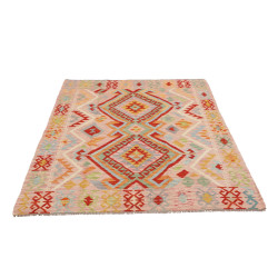 Hand Made Rug Kilim Afghanistan 128x179 Pale Pi