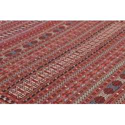 Tappeto Souzani Kilim Persia 196x293 Rosso Bord