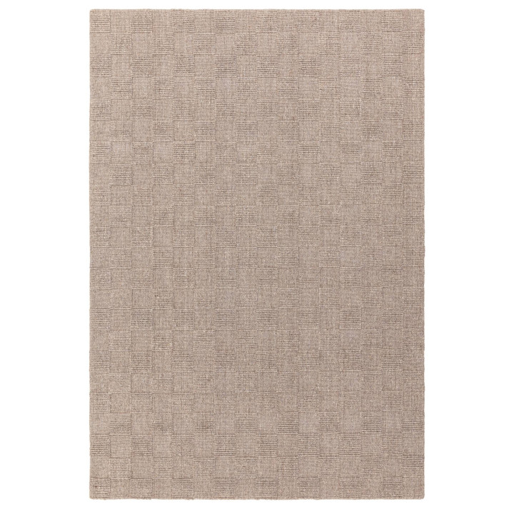 Rug Mercer geometric taupe beige 200x290 cm