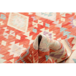 Tappeto Kilim Afghanistan 200x300 Arancio Terra