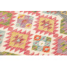 Tappeto Kilim Afghanistan 79x254 Avorio Rosa