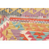 Tappeto Kilim Afghanistan 79x254 Avorio Rosa