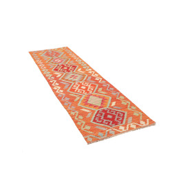 Tappeto Kilim Afghanistan 73x238 Arancione Terr