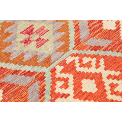 Tappeto Kilim Afghanistan 73x238 Arancione Terr