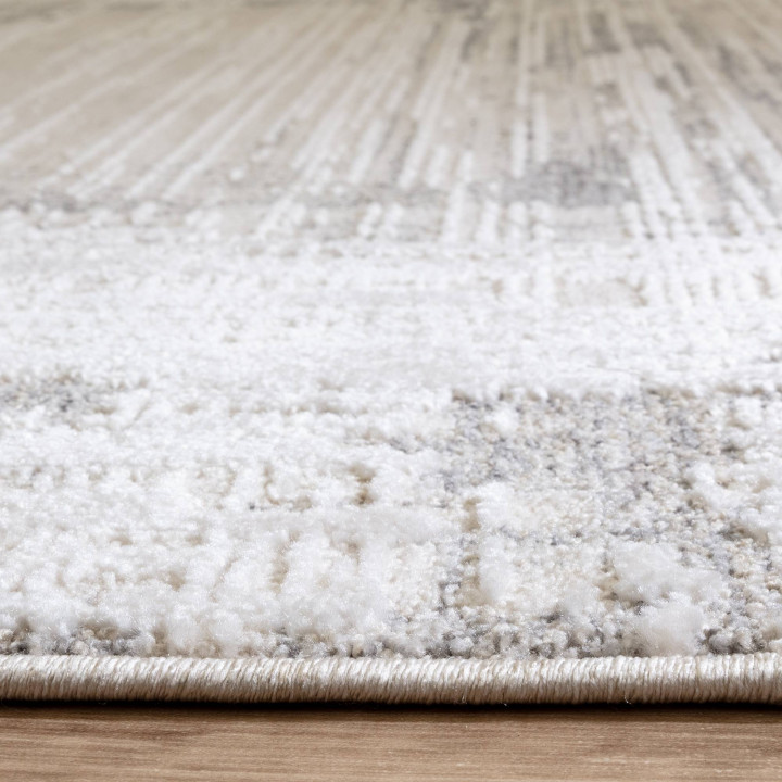 Tappeto Anders astratto grigio e beige 160x240 c