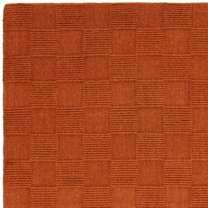 Tappeto Mercer geometrico rame e mattone 160x230
