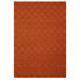 Rug Mercer geometric copper burnt orange 200x290