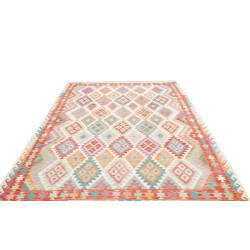Tappeto Kilim Afghanistan 211x301 Crema Turches