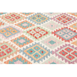 Tappeto Kilim Afghanistan 211x301 Crema Turches