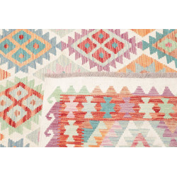 Tappeto Kilim Afghanistan 211x301 Crema Turches