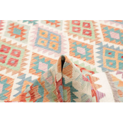 Tappeto Kilim Afghanistan 211x301 Crema Turches