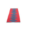 Rug Kilim Vintage Persia 77x214 Scarlet Red Ind