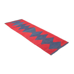 Rug Kilim Vintage Persia 77x214 Scarlet Red Ind
