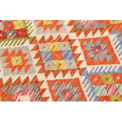 Tappeto Kilim Afghanistan 80x247 Arancione Terr