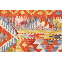 Tappeto Kilim Afghanistan 80x247 Arancione Terr