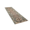 Rug Kilim Afghanistan 88x295 Teal Brown