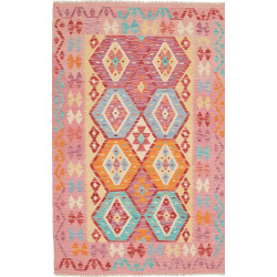 Hand Made Rug Kilim Afghanistan 123x193 Fuchsia
