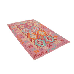 Hand Made Rug Kilim Afghanistan 123x193 Fuchsia