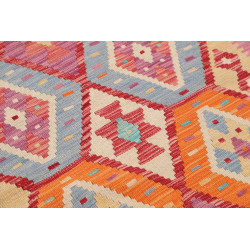 Hand Made Rug Kilim Afghanistan 123x193 Fuchsia
