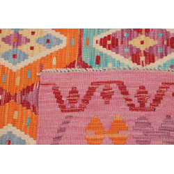 Hand Made Rug Kilim Afghanistan 123x193 Fuchsia