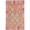 Hand Made Rug Kilim Afghanistan 124x195 Pink Re