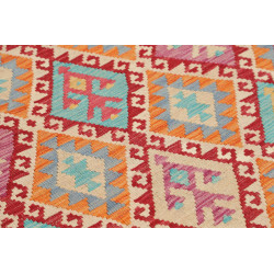 Hand Made Rug Kilim Afghanistan 124x195 Pink Re