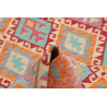 Hand Made Rug Kilim Afghanistan 124x195 Pink Re