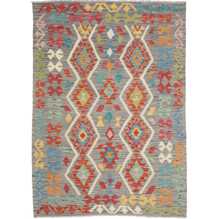 Hand Made Rug Kilim Afghanistan 126x182 Grey Mu