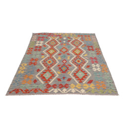 Hand Made Rug Kilim Afghanistan 126x182 Grey Mu