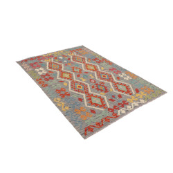 Hand Made Rug Kilim Afghanistan 126x182 Grey Mu