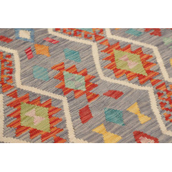 Hand Made Rug Kilim Afghanistan 126x182 Grey Mu