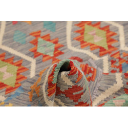 Hand Made Rug Kilim Afghanistan 126x182 Grey Mu