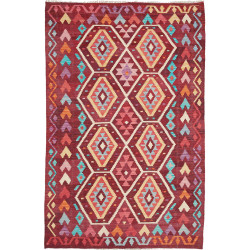 Hand Made Rug Kilim Afghanistan 123x187 Burgund