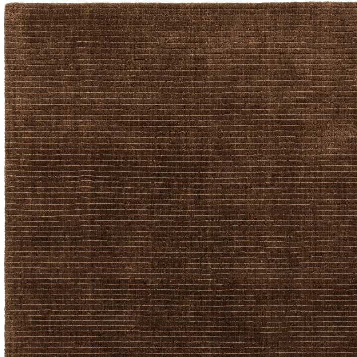 Tappeto Rowan GRS tinta unita marrone 200x290 cm