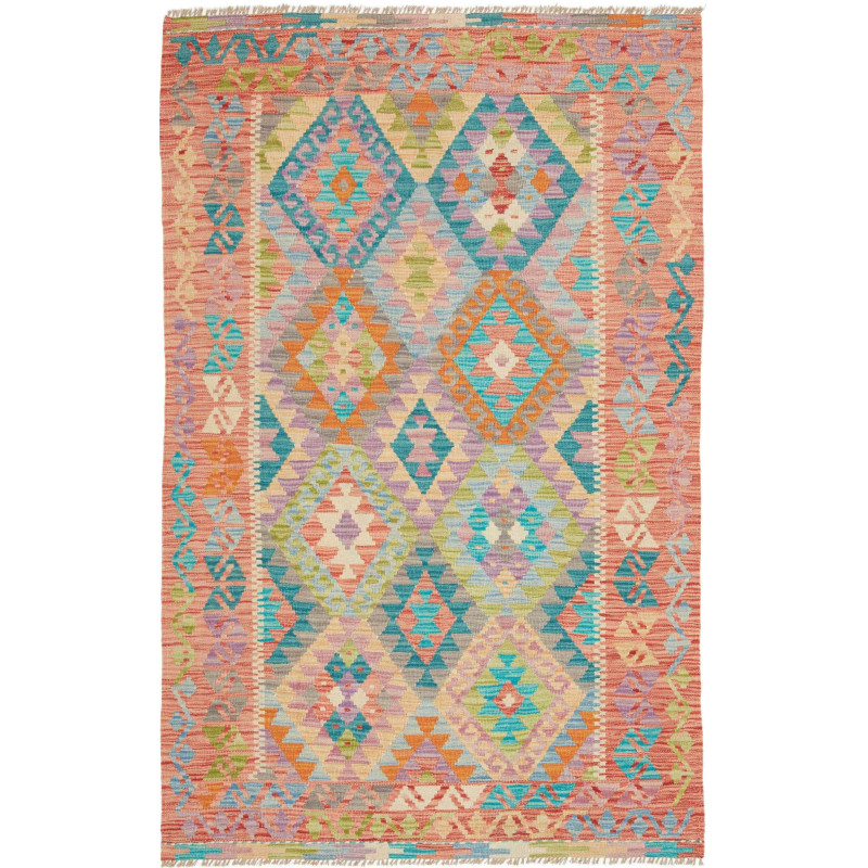 Hand Made Rug Kilim Afghanistan 119x185 Peach T