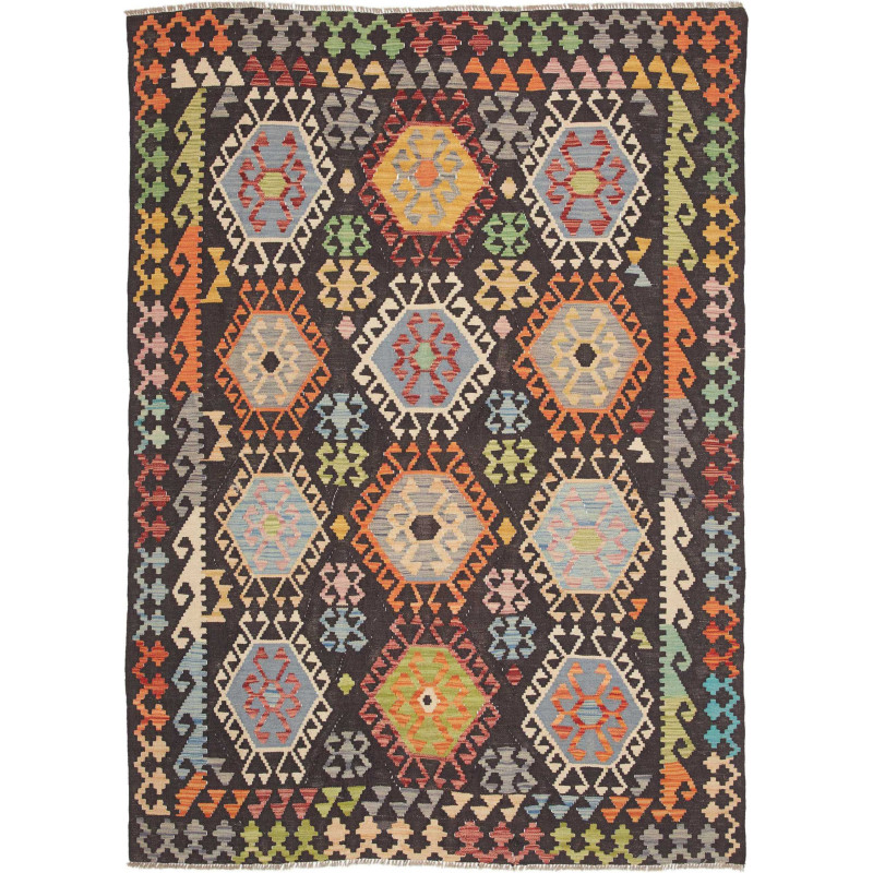 Hand Made Rug Kilim Afghanistan 151x207 Dark Br