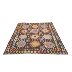 Hand Made Rug Kilim Afghanistan 151x207 Dark Br