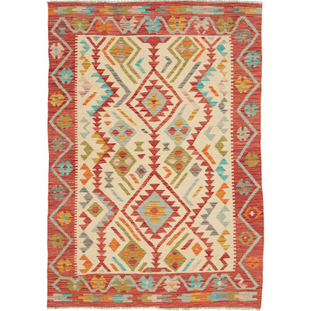 Hand Made Rug Kilim Afghanistan 123x175 Brick R