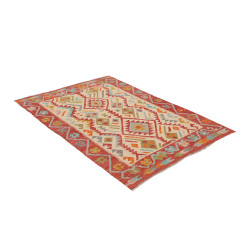 Hand Made Rug Kilim Afghanistan 123x175 Brick R
