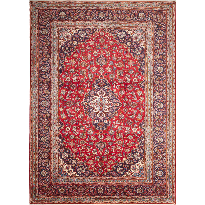 Ardakan 246x343 Cm Ardakan, Persia, Hand-carded Wool (cotton