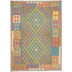 Hand Made Rug Kilim Afghanistan 132x178 Aqua Gr