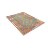 Hand Made Rug Kilim Afghanistan 132x178 Aqua Gr