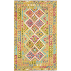 Hand Made Rug Kilim Afghanistan 118x195 Yellow