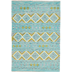 Hand Made Rug Kilim Afghanistan 123x176 Aqua Bl
