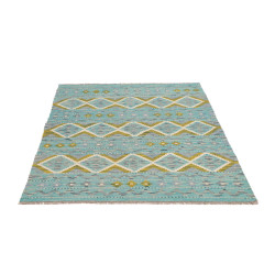 Hand Made Rug Kilim Afghanistan 123x176 Aqua Bl