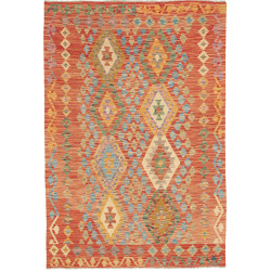 Hand Made Rug Kilim Afghanistan 125x184 Red Ora
