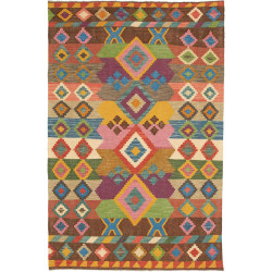 Hand Made Rug Kilim Afghanistan 126x192 Multico