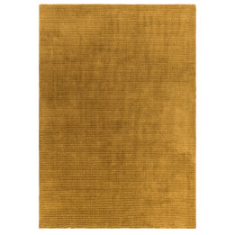 Rug Rowan GRS plain mustard yellow ochre 200x290
