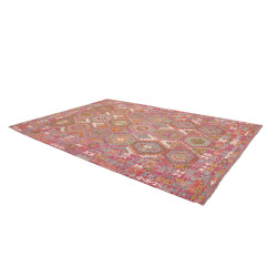 Rug Kilim Afghanistan 255x345 Pink Coral Orange